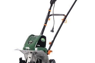 Powerful 8.5-Amp Electric Garden Tiller Cultivator for Small to Medium Gardens | Image