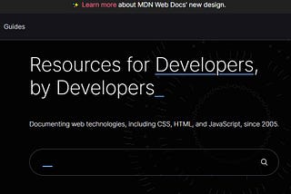 What do you think about MDN’S new redesign?