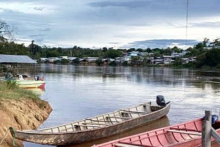Cuyuni River. Eteringbang/San Martin Border (Guyana/Venezuela).