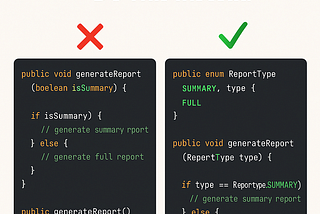 Why use Enum instead of Boolean on method parameters