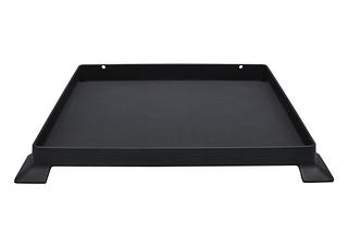 Versatile Cast Iron Griddle with Rear Grease Trap | Image