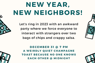 Honest New Year’s Eve Party Invitations