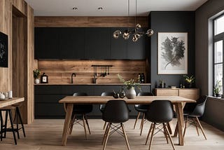 Black-Brown-Kitchen-Dining-Tables-1