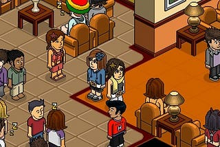 Virtual fashion inside virtual worlds like Habbo Hotel