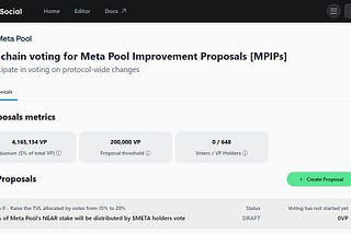 Avanzando en la Meta Pool DAO: La Integración a BOS