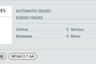 Screenshot of the output of the Axe accessibility audit tool on the new  Jupyter notebook user interface with a same test notebook, showing zero detected errors.