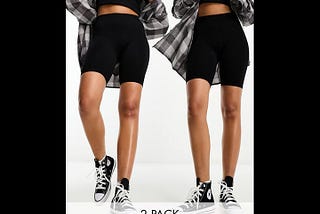 bershka-2-pack-ribbed-legging-shorts-in-black-1