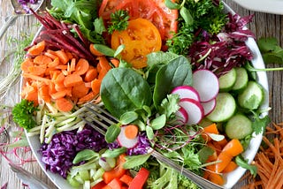 a variety of fresh colorful vegetables in a bowl