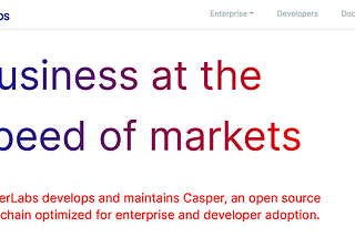 Casper Labs — The Future-Proof Blockchain Optimized for Enterprise Adoption