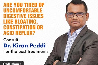 Famous Gastroenterologist in Hyderabad-Dr Kiran Peddi