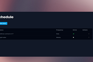 Unleashing Efficiency with Search Scheduling Feature
