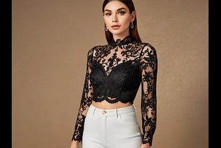 Black-Lace-Top-Womens-1