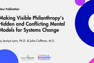 What is your mental model about systems change?