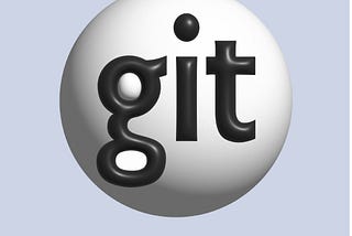 Git logo in 3d