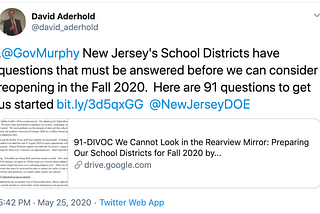91 Questions for Reopening Schools