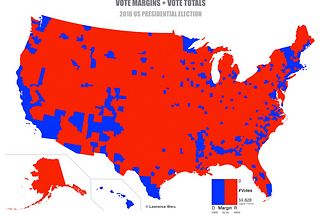 The shape of the United States presidential elections