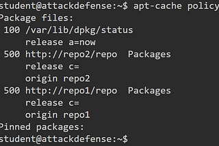 Handling repository Preference for APT repositories