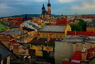 Old city in Krakow Poland