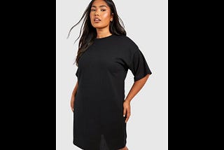 boohoo-plus-size-basic-soft-rib-oversized-t-shirt-dress-1