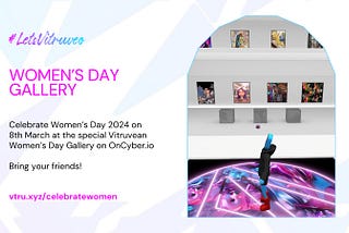 Celebrating Women’s Day: Vitruveo’s Genesis Artists Shine in Metaverse Gallery