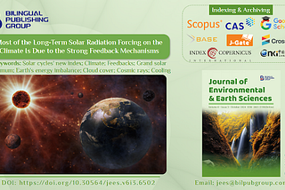 𝗝𝗼𝘂𝗿𝗻𝗮𝗹 𝗼𝗳 𝗘𝗻𝘃𝗶𝗿𝗼𝗻𝗺𝗲𝗻𝘁𝗮𝗹 & 𝗘𝗮𝗿𝘁𝗵 𝗦𝗰𝗶𝗲𝗻𝗰𝗲𝘀 | 𝗩𝗼𝗹𝘂𝗺𝗲 𝟬𝟲 |…