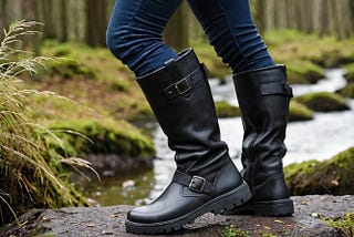 Black-Leather-Mid-Calf-Boots-1