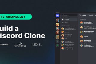 Discord Clone Using Next.js and Tailwind — Part 3: Channel List