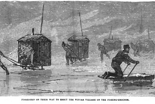 Chilly Sebewaing Michigan Fishtown 1878