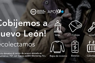 Súmate con un donativo y #CobijemosNuevoLeón