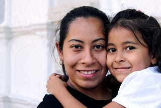 Mom and daughter