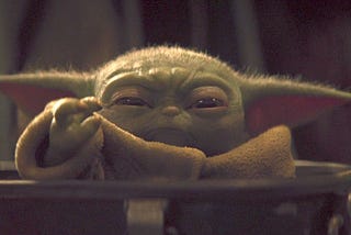 Baby Yoda and Giving a Fuck