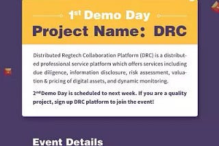 1st DRC Demo Day