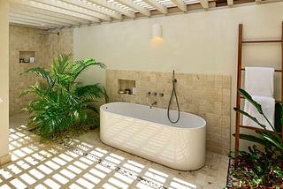Refresh Yourself with an Outdoor Bath or Shower