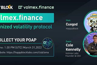 HappyBlock AMA#7 ——volmex.finance