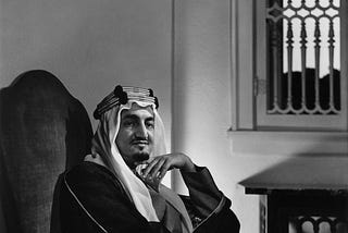 A rather classy picture of King Faisal in his young days…
