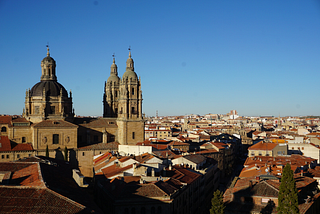 In the majestic city of Salamanca