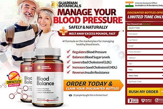 Guardian Botanicals Blood Balance Formula (USA, CA) Reviews [Updated 2024] & Cost