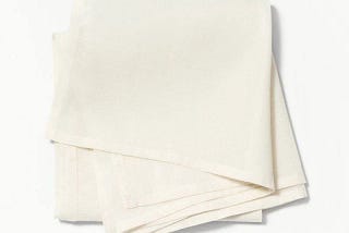 Off-White 36x36 Cotton Cheesecloth (Washed) Nearby | Image