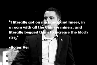 Roger Ver is not the enemy of Bitcoin. Indifference, Censorship and Ignorance is.