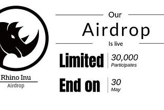 The official airdrop for Rhino Inu Token