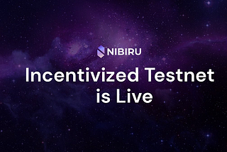 ䷐ Nibiru Incentivized Testnet | Confirm $NIBI Airdrop🪂