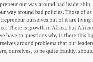 How NOT to do Digital Development