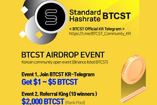 Airdrop BTCST