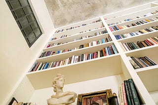 a beautiful home library