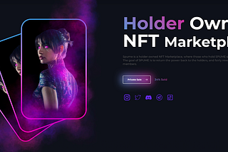 SPUME Makes a Grandstand on the Ethereum Blockchain as a Holder-owned NFT Marketplace