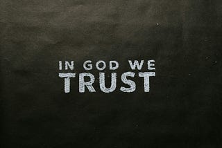 TRUSTING GOD