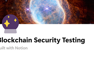 Blockchain Security Testing | Basic B