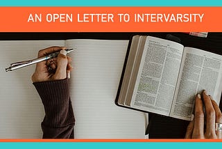 An Open Letter to InterVarsity