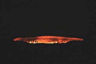 Darvaza Gas Crater- The gates of hell