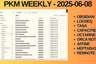 PKM Weekly — 2025–06–08